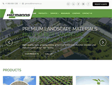 Tablet Screenshot of hermanns.ca